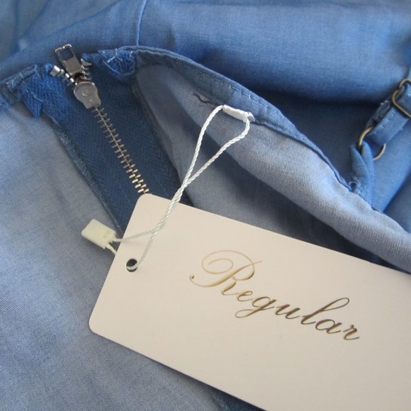 REGULAR - NWT - Denim Split Cami Maxi Dress - SzS, M, L - Picture 2 of 2